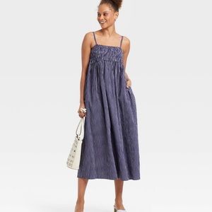 ⭐️OFFERS WELCOME!⭐️ NWT! A New Day Spaghetti Strap Smocked Dress